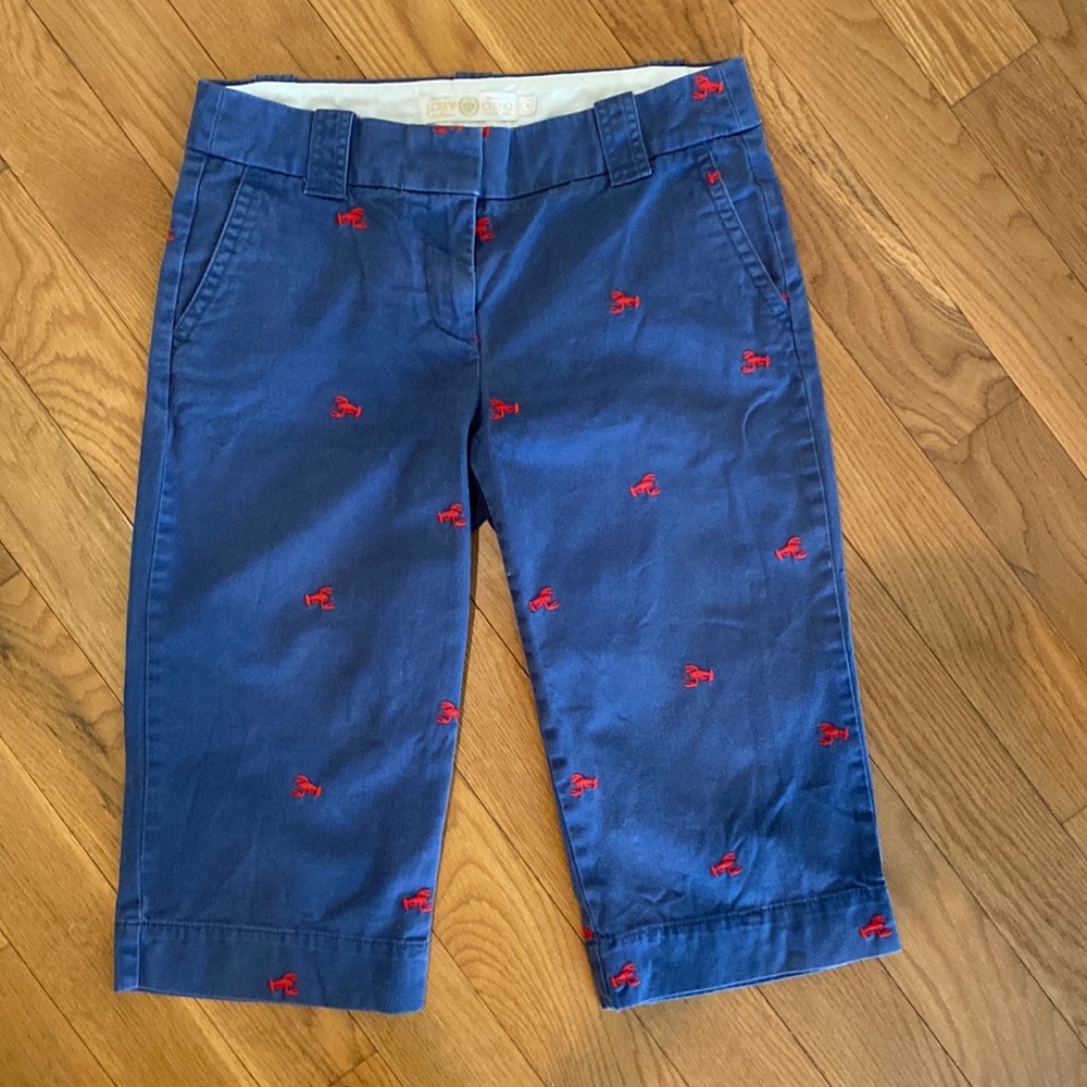 J Crew lobster crop pants